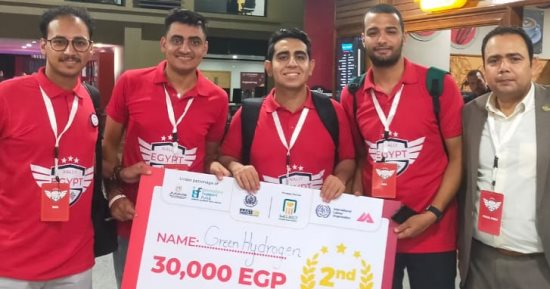 رئيس جامعة بنى سويف يهنئ الطلاب الفائزين بالمركز الثانى فى رالى مصر لريادة الأعمال