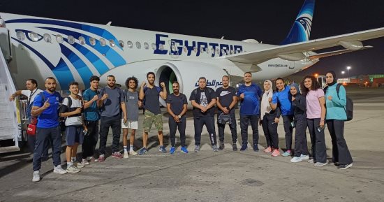 منتخب مصر للكيك بوكسينج يصل العراق للمشاركة فى البطولة العربية