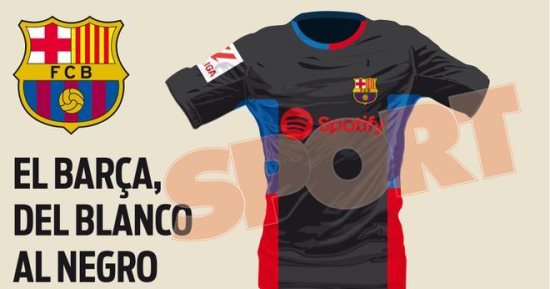 تسريب قميص برشلونة الاحتياطى للموسم الجديد 