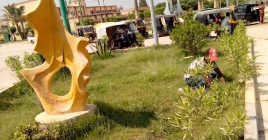 زراعة 2300 شجرة مثمرة وغير مثمرة بأحياء الإسكندرية 