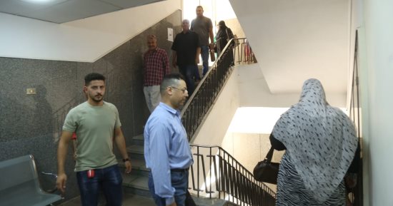 محافظ كفر الشيخ يشهد تجربة خطة إخلاء سريع بالديوان العام موجها الشكر لكل العاملين