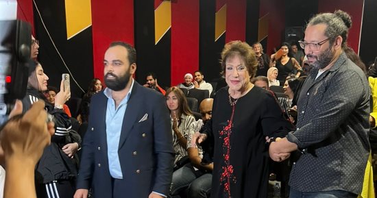 سميحة أيوب وحمدى المرغنى ومحمد جمعة فى افتتاح عرض "فوتوغرافيا"