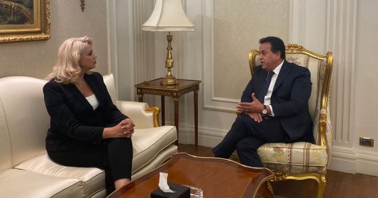 وزير الصحة يبحث التعاون بين مصر وصربيا فى القطاع الصحى