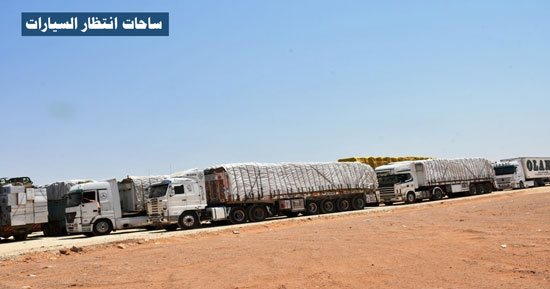 وزارة النقل تقدم الدعم اللوجيستى لسائقى الشاحنات على الحدود المصرية السودانية