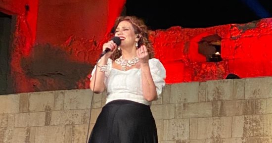لينا شاماميان تقدم "يا ظريف الطول" بمهرجان القلعة وتعلق: الرجل المصرى حلو.. صور