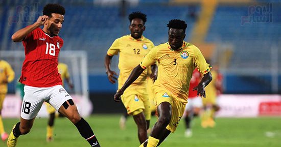 مصطفى فتحى يُسجل هدف منتخب مصر الأول فى مرمى إثيوبيا