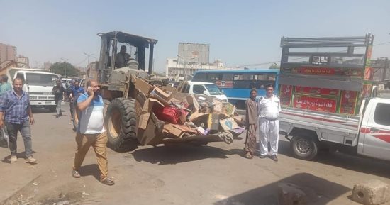 رفع 1200 حالة إشغال خلال حملات مكبرة جنوب الجيزة