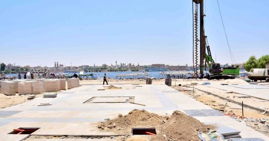 تفاصيل مشروع إنشاء كورنيش فى البر الغربى بالأقصر على غرار ممشى أهل مصر
