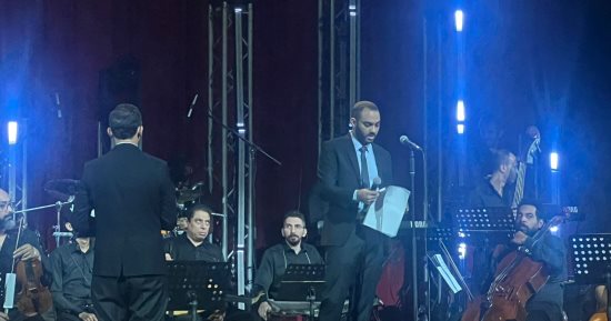 دقيقة حدادا على أرواح شهداء زلزال المغرب بحفل على الحجار فى نقابة الصحفيين