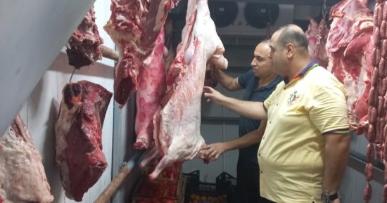 ضبط لحوم مجهولة المصدر وأخرى مذبوحة خارج السلخانة بالإسكندرية
