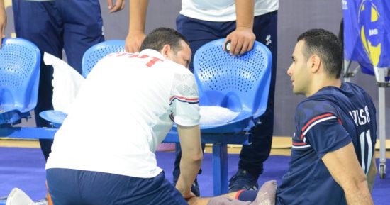تأكد إصابة أحمد يوسف لاعب منتخب الطائرة بتمزق فى عضلة السمانة