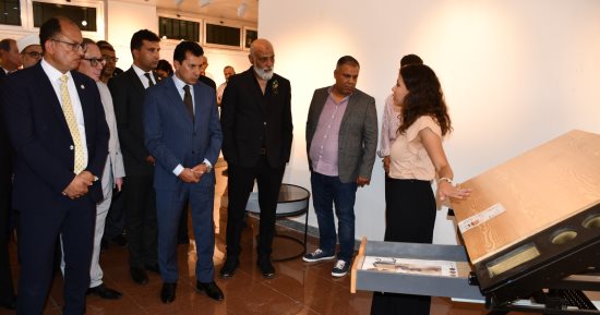 وزير الشباب ورئيس جامعة حلوان ورؤساء جامعات يفتتحون معرض الكليات الفنية