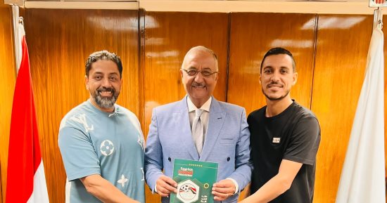 تأكيداً لليوم السابع.. البنك الأهلى يعلن رسمياً ضم إبراهيم حسن لمدة 3 سنوات