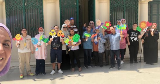 مؤسسة أولادنا تنظم ورشتين لفن الأورجامي والأقنعة.. صور