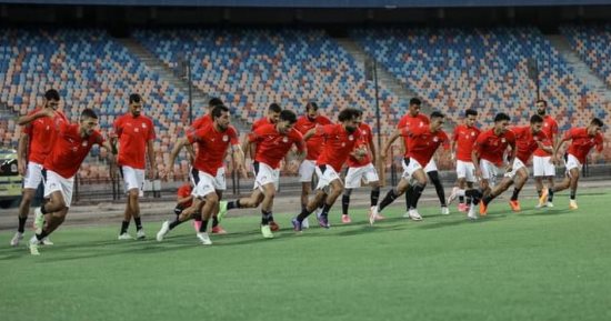 منتخب مصر يواصل تدريباته استعدادا لودية تونس