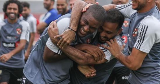 موديست يظهر فى مران الأهلى للمرة الأولى قبل السفر لخوض السوبر الأفريقى.. صور
