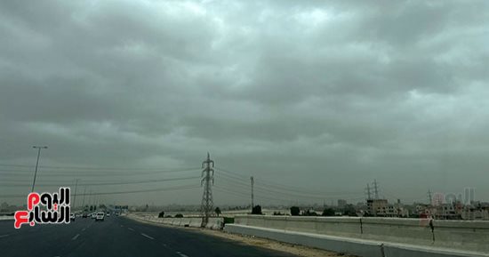 نشاط رياح وسقوط أمطار خفيفة على القاهرة الكبرى والجيزة تحت تأثير العاصفة دانيال