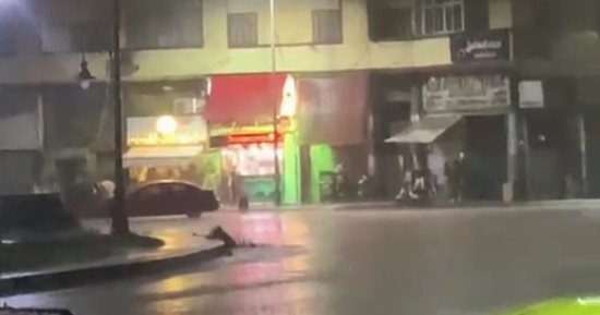 أمطار غزيرة على كافة أحياء محافظة بورسعيد وسط موجة طقس غير مستقر