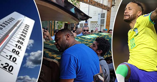 كلام فى التريند.. نيمار يتربع على عرش الهدافين لمنتخب البرازيل.. الجزائر يخطف فوزا مثيرا من السنغال وديا.. جنازة الراحلة كاريمان.. وطقس حار غدا بأغلب الأنحاء وشديد الحرارة جنوبا والعظمى بالقاهرة 34 درجة