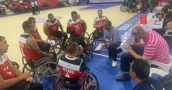منتخب السلة للكراسى المتحركة يحتل المركز الرابع بدورة الألعاب الأفريقية بغانا