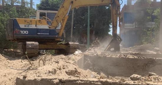 الجيزة: بدء أعمال الجسات لإنشاء محطة رفع الصرف الصحى بحوض الساحل بوردان 