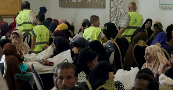 التحالف الوطنى يوزع 500 كرتونة مواد غذائية وطن لحوم ضمن "أسبوع الخير" ببنى سويف