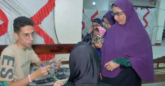 قافلة طبية لأهالي قرية "هرم ميدوم" في بنى سويف
