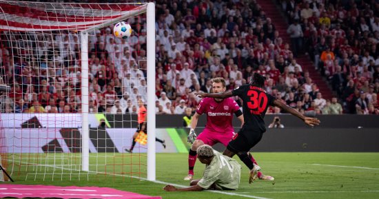 بايرن ميونخ يتعادل مع ليفركوزن 1-1 فى الشوط الأول بالدوري الألماني