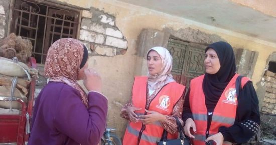 القومى للمرأة ببنى سويف: تنفيذ 3825 زيارة ضمن حملات طرق الأبواب "بلدى أمانة"
