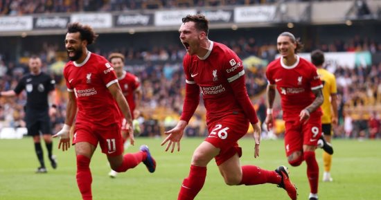 محمد صلاح يساهم بـ203 أهداف فى تاريخ البريميرليج بعد هاتريك أسيست وولفرهامبتون