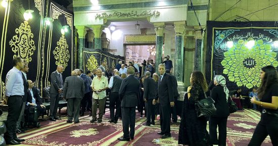 شخصيات عامة تقدم واجب العزاء للسفيرة مشيرة خطاب فى وفاة زوجها  