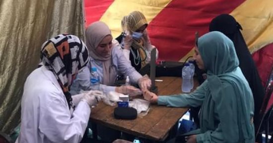 القوافل العلاجية التابعة لمبادرة حياة كريمة تستكمل أعمالها بمرسى علم اليوم