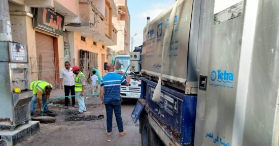 حملات إزالة تعديات وإشغالات وتطهير خطوط الصرف وتبطين الترع فى كفر الشيخ