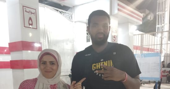 أدهم أليدا يظهر فى الزمالك بعد الانضمام لفريق السلة