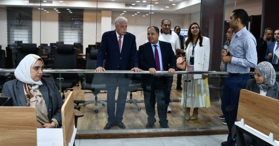 تفاصيل جولة وزير المالية لتفقد الخدمات المقدمة بمبنى مجلس مدينة شرم الشيخ
