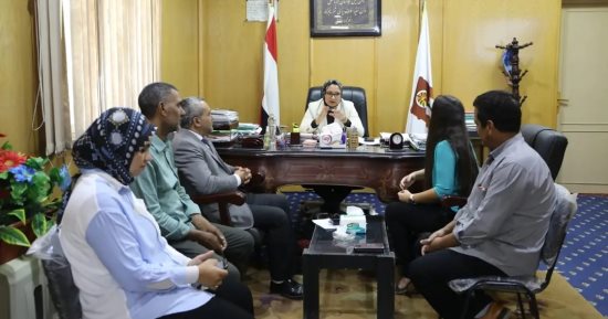 نائب محافظ الوادي الجديد تبحث مشروعات التعاون مع منظمة "بين الجنوب" الإيطالية