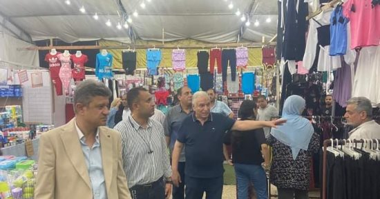 رئيس مدينة دمياط الجديدة يفتتح معرض "أهلا مدارس" لبيع المستلزمات بأسعار مخفضة
