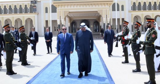 الرئيس السيسى يعود إلى أرض الوطن بعد لقاء الشيخ محمد بن زايد فى الإمارات