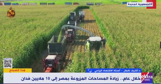 أستاذ اقتصاد زراعى يتوقع وصول المساحة المنزرعة بمصر إلى 10 ملايين فدان 