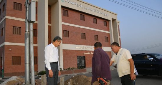 محافظ الغربية يتفقد مشروعات المبادرة الرئاسية حياة كريمة فى نهطاي