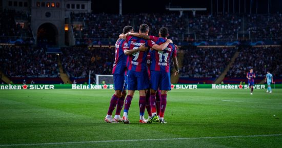 دورى ابطال أوروبا.. برشلونة يدك شباك أنتويرب بثلاثية فى الشوط الأول "فيديو"