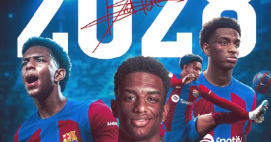 برشلونة يعلن تجديد عقد بالدي رسمياً حتى 2028 بشرط جزائى مليار يورو