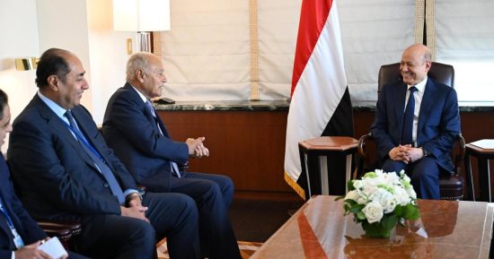 أبو الغيط يلتقى رئيس مجلس القيادة اليمنى فى نيويورك