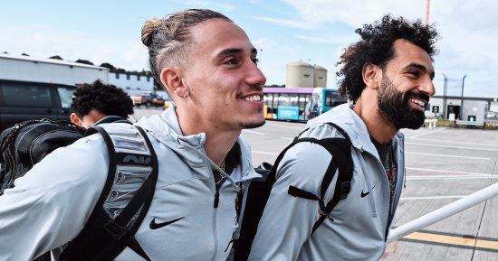 محمد صلاح يطير مع ليفربول إلى النمسا لمواجهة لاسك لينز فى يوروبا ليج.. صور