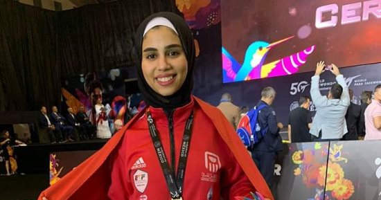 سلمى على تحرز ذهبية بطولة الجائزة الكبرى للباراتايكوندو بالمكسيك