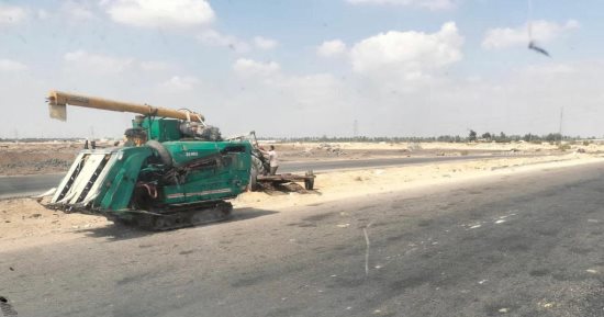 إصابة 20 عاملا إثر تصادم سيارة وجرار زراعى بالإسماعيلية