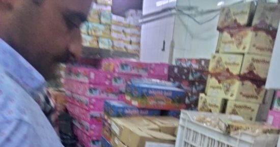 حملات تموينية فى الغربية على مصانع الحلوى 