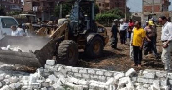حملات لإزالة التعديات الزراعية والبناء المخالف بالشرقية