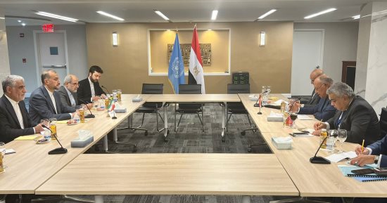 وزير خارجية إيران للوزير شكرى: نتطلع لتطوير العلاقات مع مصر.. صور 