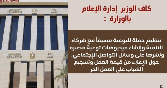وزارة العمل تبدأ حملات للإعلاء من قيمة المشروعات الصغيرة.. إنفوجراف